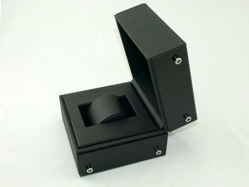 Black High End Leather Watch Box