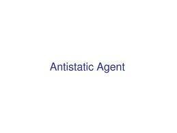 Antistatic Agents Masterbatches 