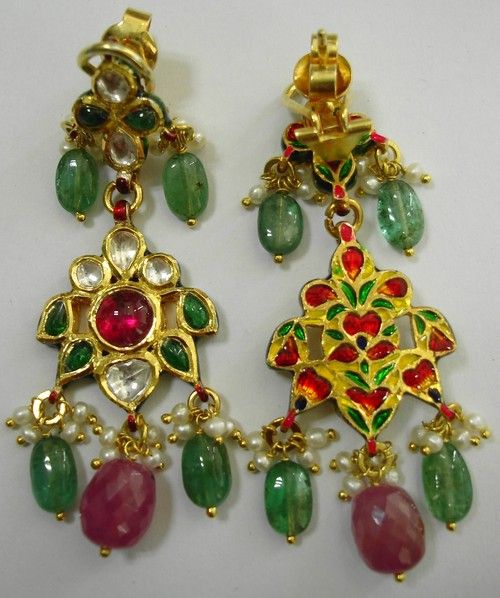 Jadau Earrings