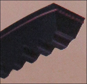 Narrow Raw Edge Cogged V-Belt