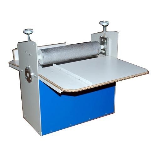 Graining Machine - Heavy Duty Structure with Powder Coating Paint | Manual/Hydraulic Pressure Setting, Digital Paper Counter, Twin De-curling Roller