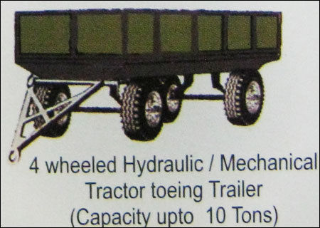 Mechanical Tractor Toeing Trailer