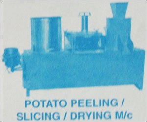 Potato Peeling And Slicing Machine