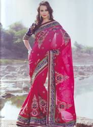 Bridal Embroidered Saree