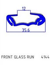 Front Glass Run (4144)