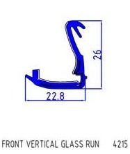 Front Vertical Glass Run (4215)