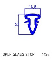Open Glass Stop (4154)