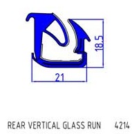 Rear Vertical Glass Run (4214)