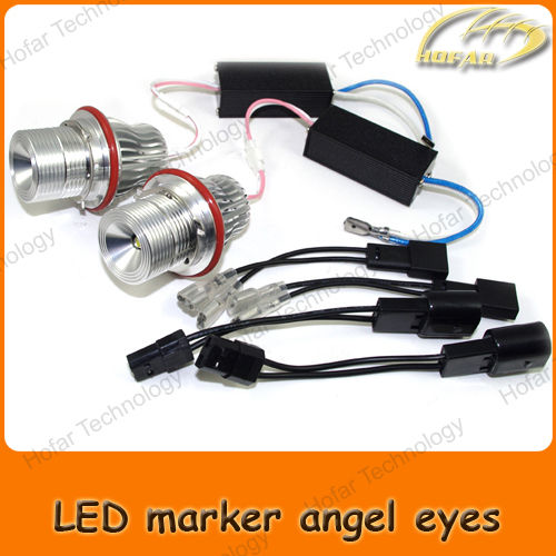 White CREE LED Angel Eyes Halo Ring 10W