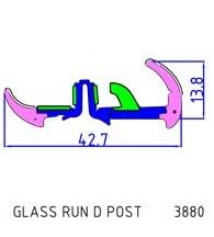 Glass Run D Post (3880)