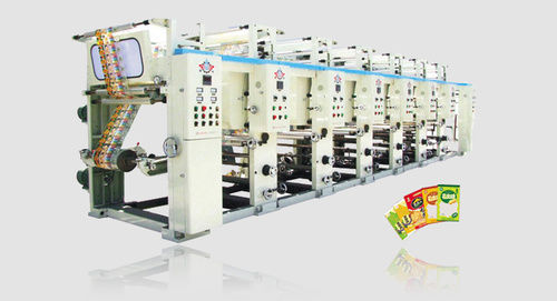 Gravure Printing Machine - 420-1100mm Printing Width, 50m/min Speed | Dual Oven Drying, Automatic Ink Circulation, Adjustable Ink Scraper