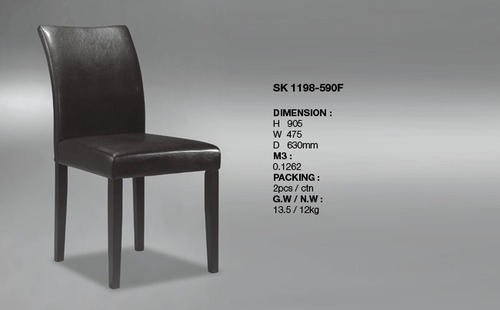 Modern Upholstered Back Chair