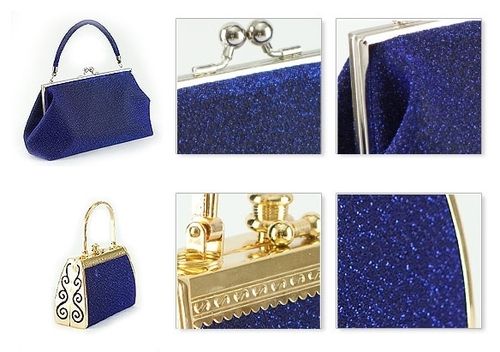 Metallic Bags (Blue)