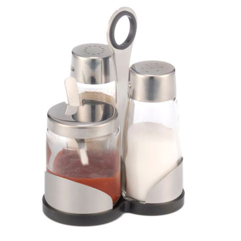 नमक, काली मिर्च और सरसों का सेट