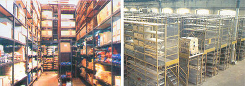 Two Tier Storage Systems - High Quality Steel Structure | Maximum Height Optimized for Warehouse & Factory Storage