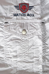 Cargo Shirts With Match Box Embroidery