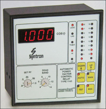 Micro Controller Automatic Power Factor Control Relay Type 1143