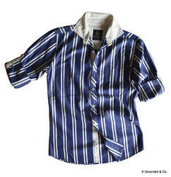 Yarn Dyed Stripes Full Sleeve Shirt