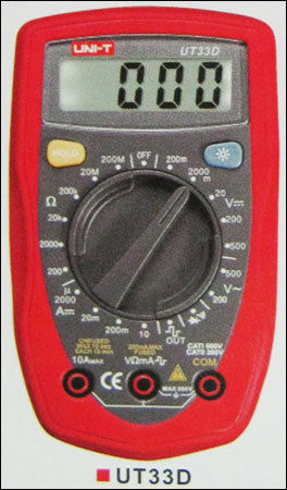 Plan Size Digital Multimeters Ut33d