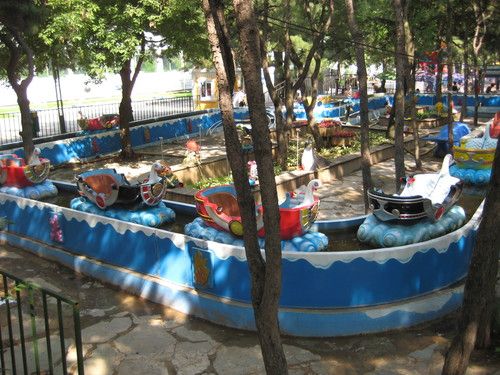 Amusement Park Ride Mini Flume Boat