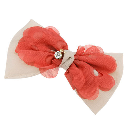 Sweet Fabric Bow Barrettes