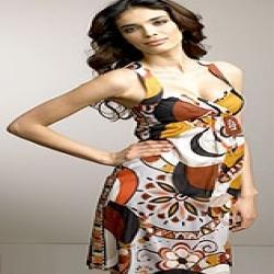 Ladies Printed One Piece Dress