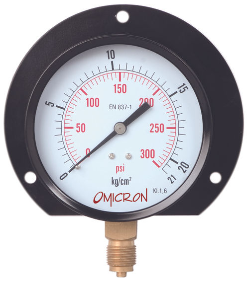 Pgmb : Mild Steel Pressure Gauge With Brass Internals Pressure Gauge