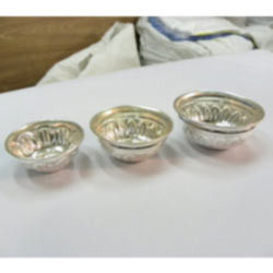 White Metal Bowls