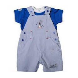 Baby Boy Suspender Suit