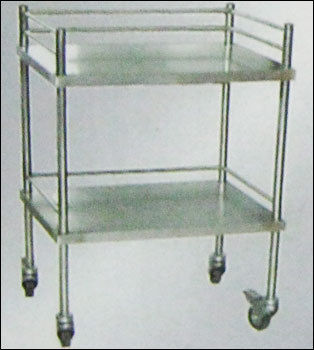 Stainless Steel Hospital Treatment Trolley
