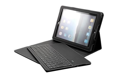 Leather Case with Bluetooth Keyboard For iPad