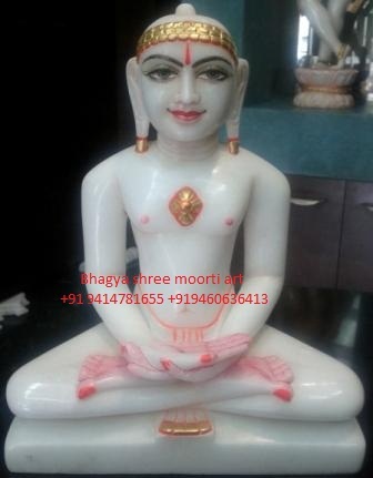 Lord Mahavir Marble Statue