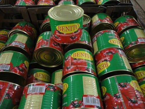 Tomato Paste - Cold Break, Concentration 28-30%, Brix 28-30%, Viscosity 6-9cm/30sec, Lycopene Min 45mg/100g, pH 4.1±0.2, Packaged in 220L Conical Barrel