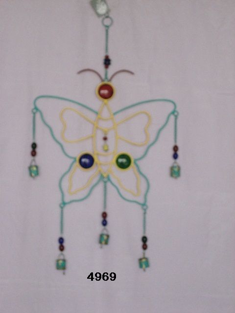 Butterfly Coloured Bell Chime