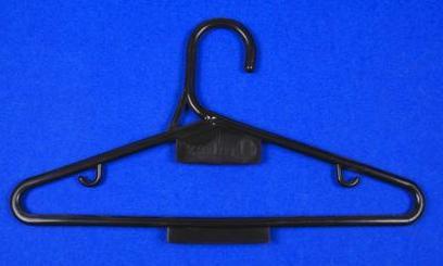 Pack of 12 Trouser and Skirt Clip Velvet Hangers  Black  Display  Merchandising from Displaysense UK