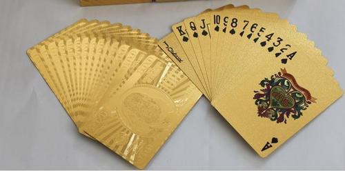 Golden Gold Plated Playing Card