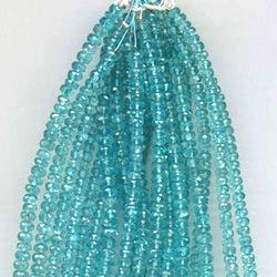 Apatite Faceted Bead