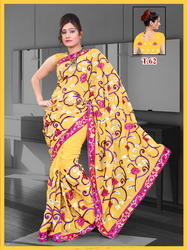 Designer Print Saree