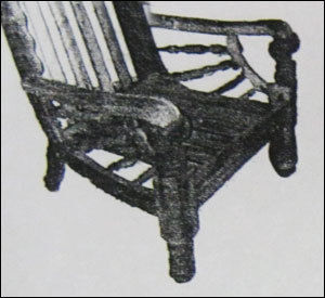  लकड़ी की कुर्सी (Drk236) 