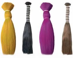 Colored Human Hair