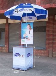 Promotional Table with Umbrella