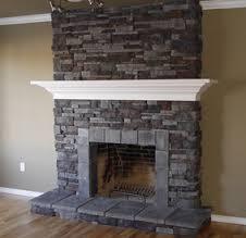 Stone Fireplace