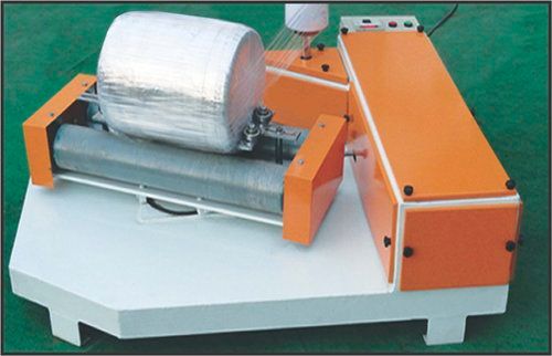 Automatic Stretch Wrapping Machine - Robust Design, Efficient Roll Packing, Manpower Reduction, Minimal Downtime, Enhanced Material Protection