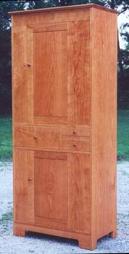 Cherry Shaker Tall Cupboard