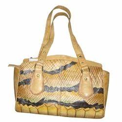 Printed Leather Hand Bags