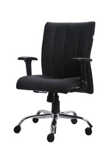 Office Medium Back Black Chair