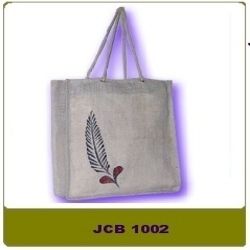 Printed Jute Carry Bag