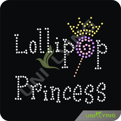 Lovely Lollipop Motif Rhinestone Design Patterns