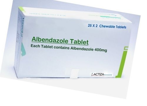 Grey Albendazole Tablet (200Mg & 400Mg)