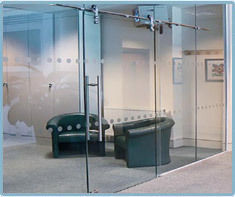 Full Height Glass Partition